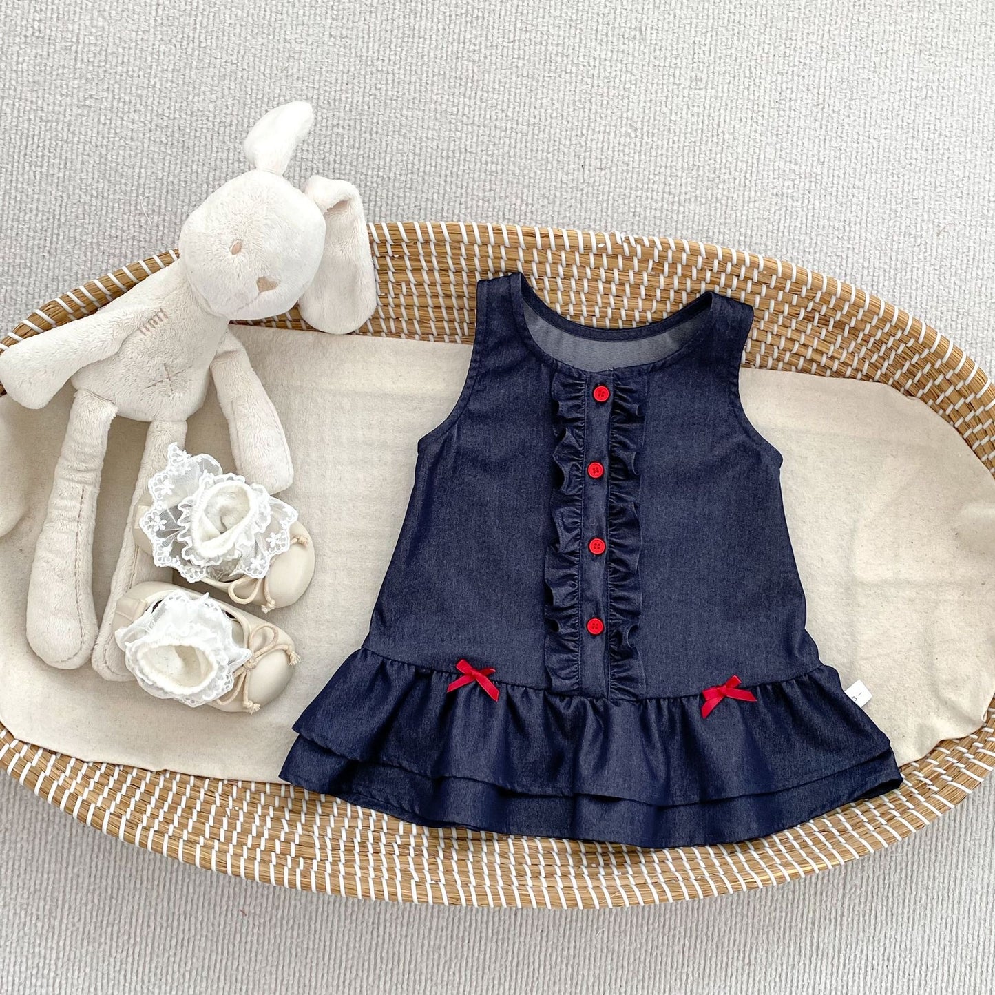 Preorder Infant Girls Allen Denim Dress