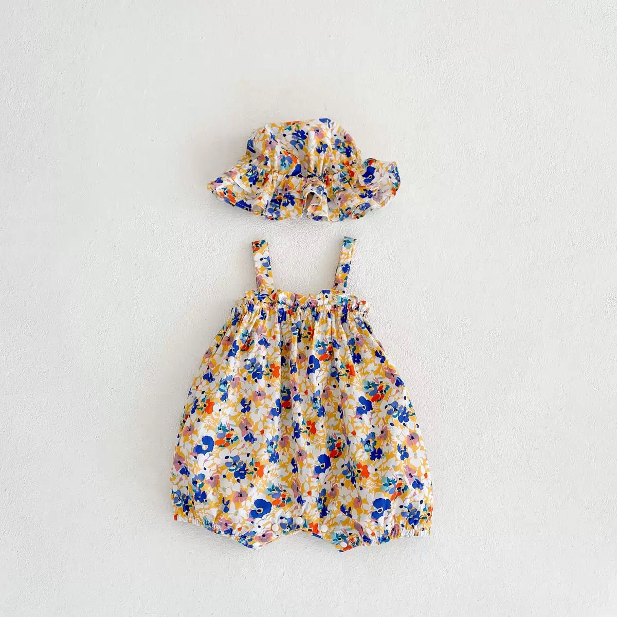 Preorder Infant Girls Merida Shortalls & Hat