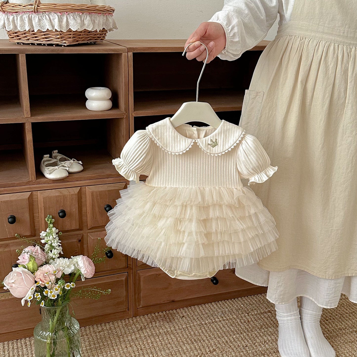 Preorder Infant Girls Trixia Tiered Romper