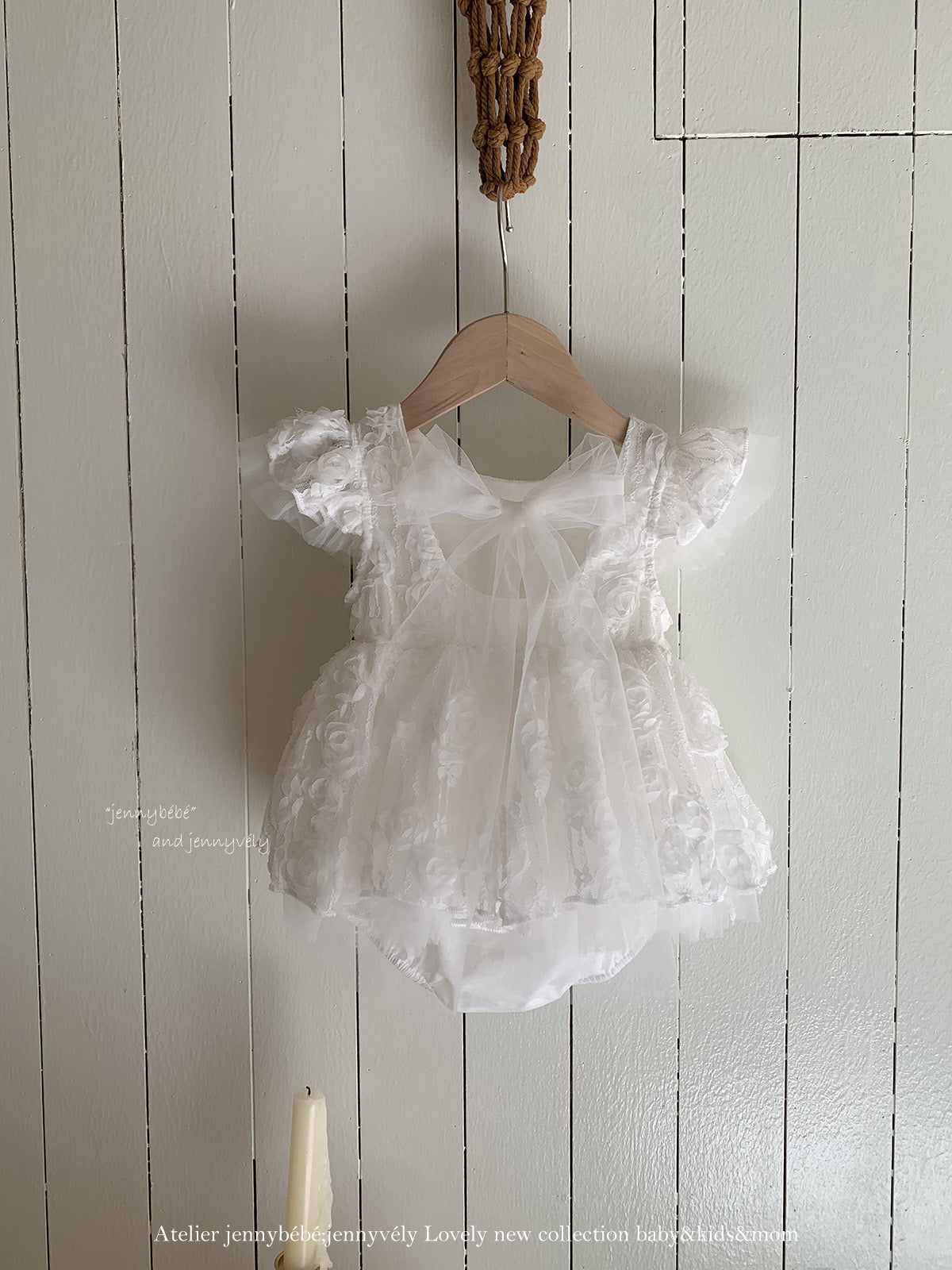 Preorder Infant & Girls Frida Christening Romper or Dress