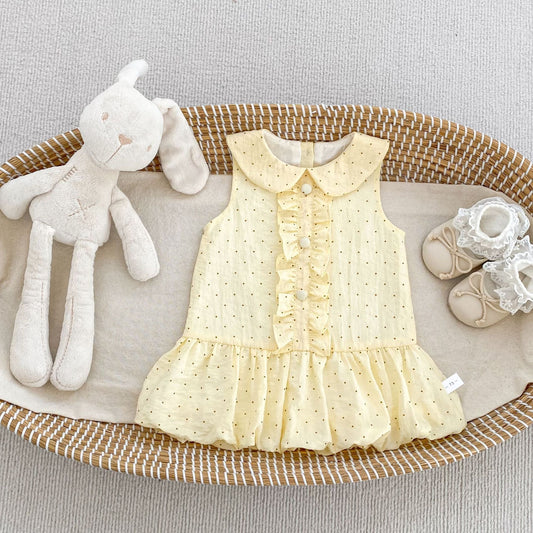 Preorder Infant Girls Callie Polkadot Romper