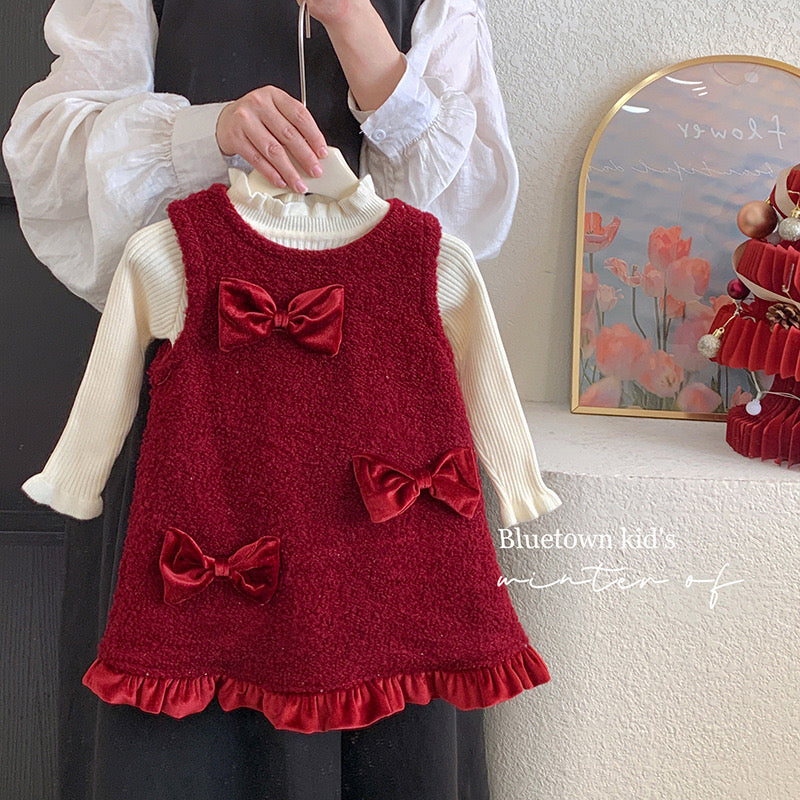 CHRISTMAS OOTD FOR PREORDER Sanne Dress & Inner Long Tee