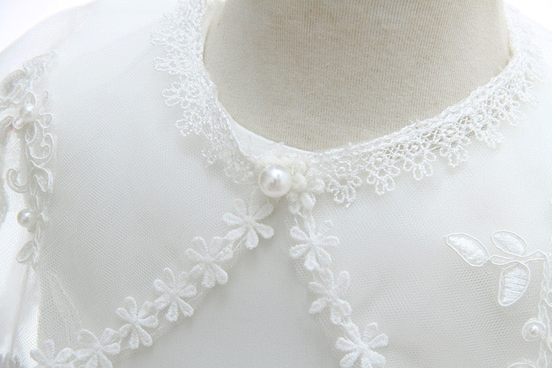 Christening for Preorder Beth Dress, Poncho & Hat