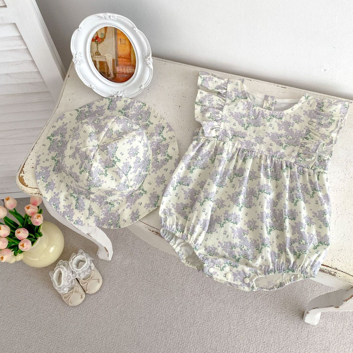 PREORDER Sabrina Romper & Hat