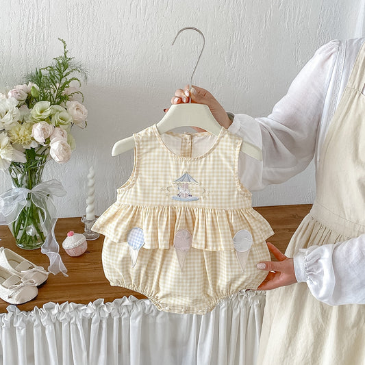 Preorder Infant Girls Reese Ice Cream Romper