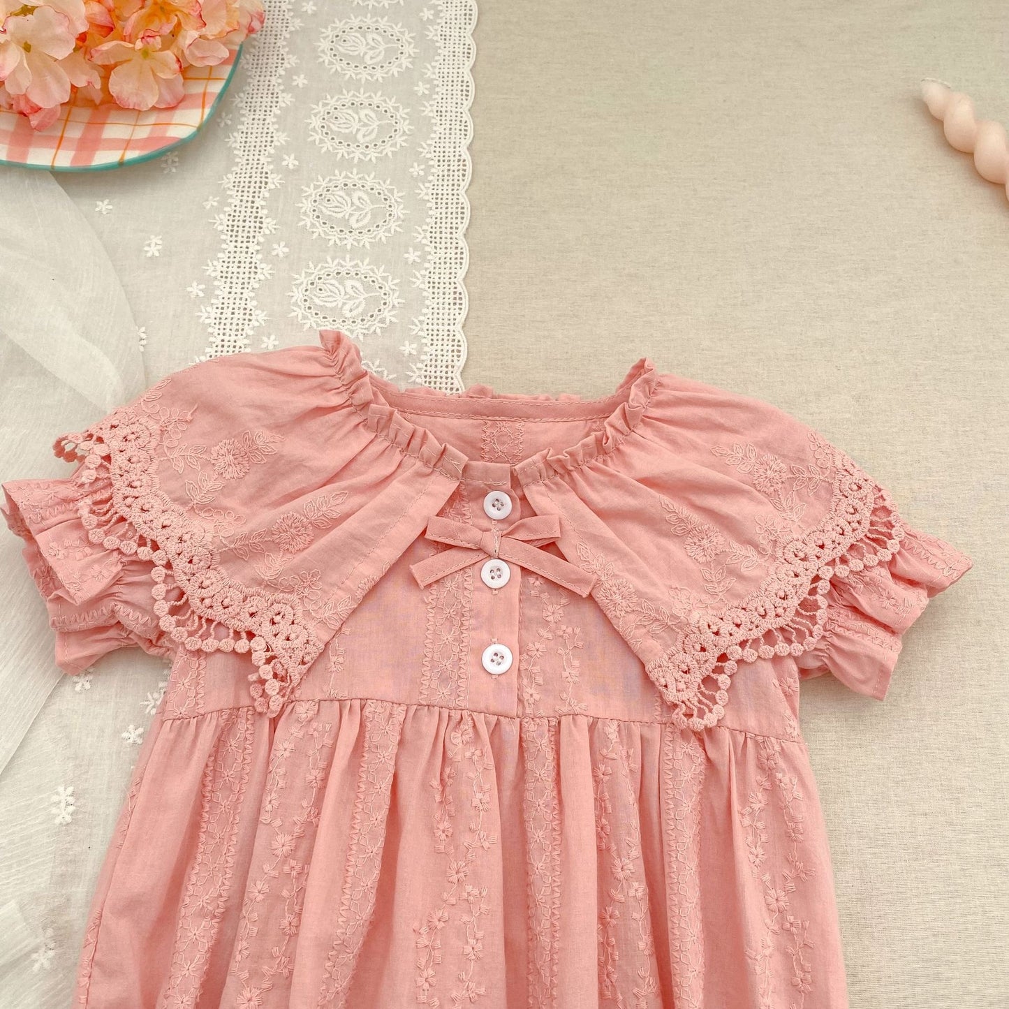 On Hand Fantine Romper in 0-6 months