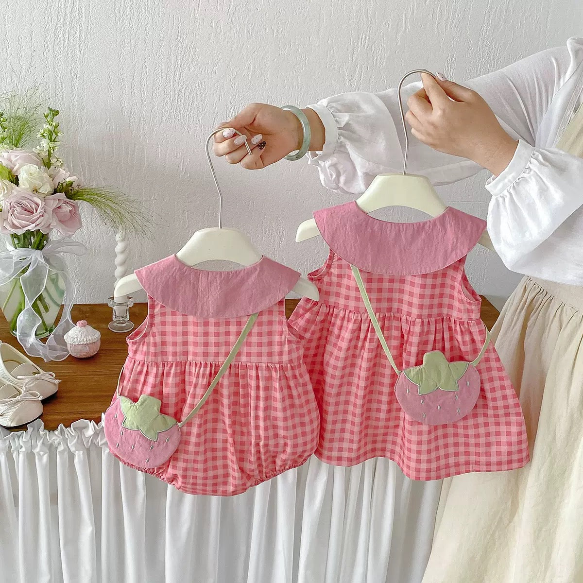 Preorder Infant Girls Watermelon Romper or Dress