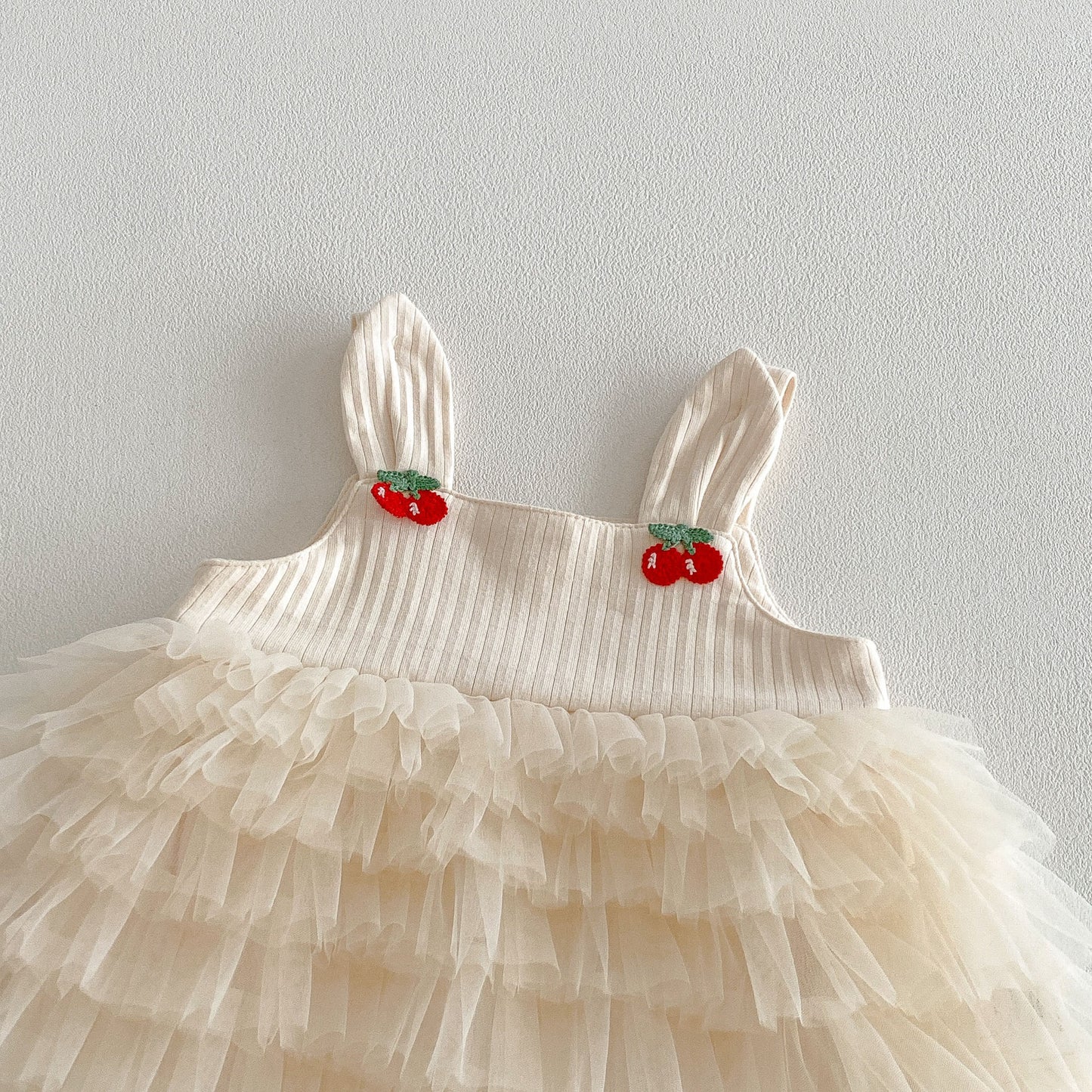 Preorder Infant Girls Crystal Cherry Romper