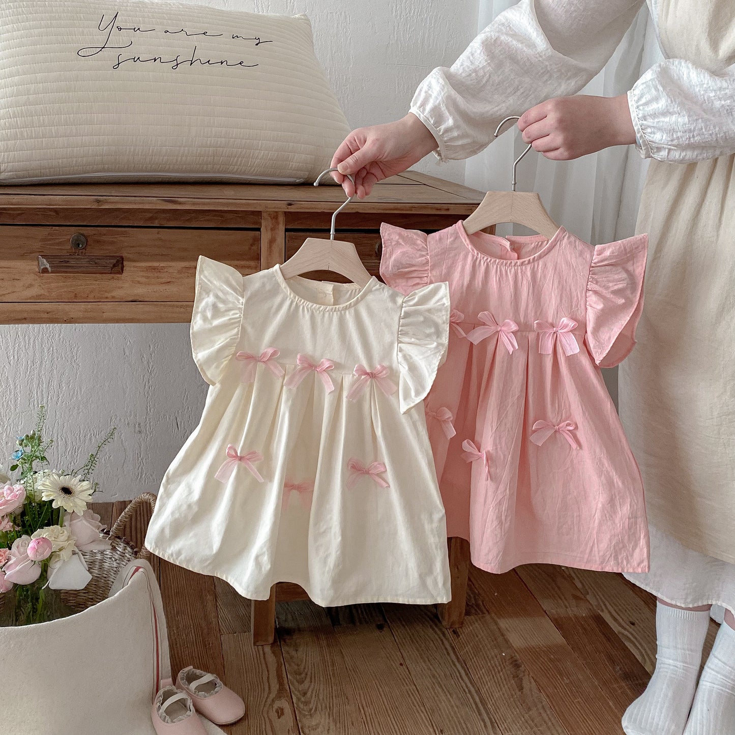 On Hand Francine Bow Dress