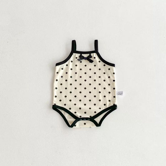 On Hand Millie Polkadot Onesie for 0-6 months