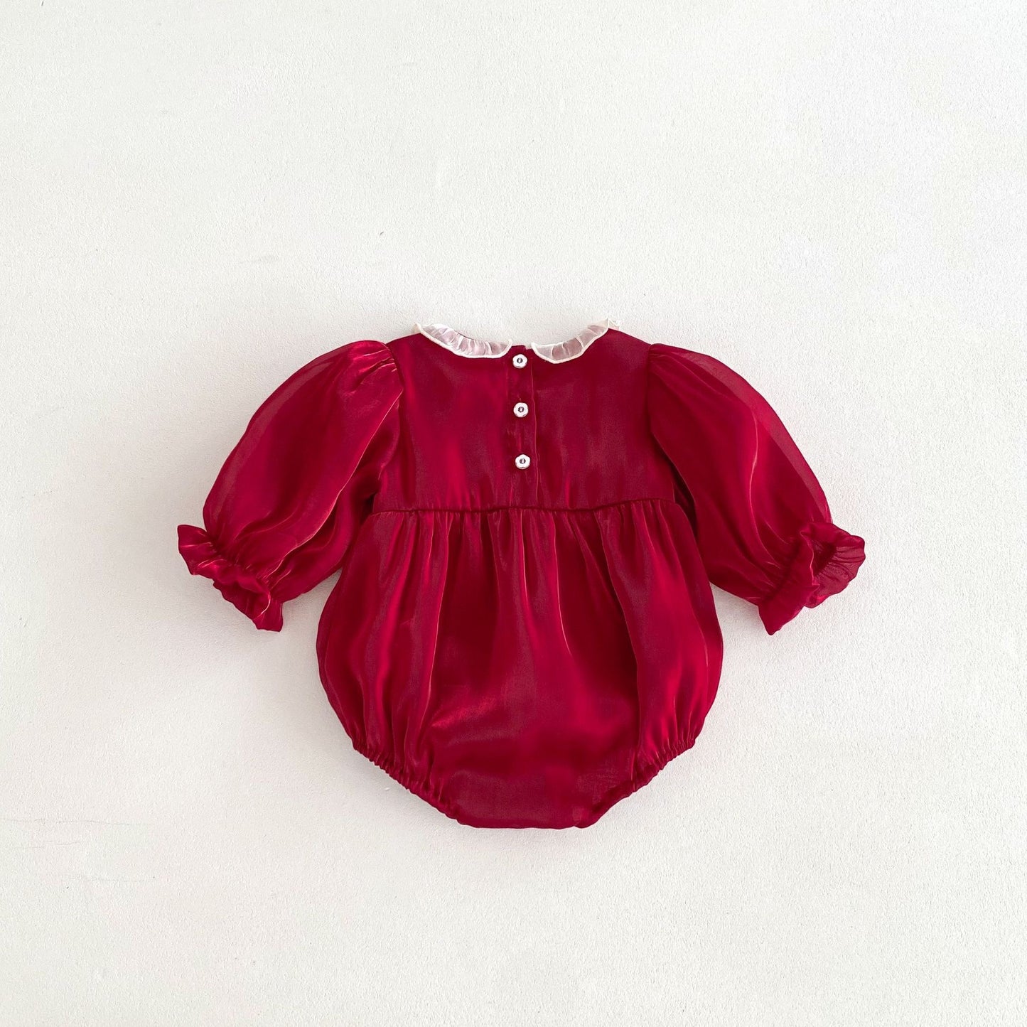 On Hand Wallis Long Sleeved Organza Romper