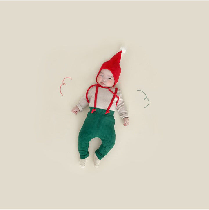 Preorder for Christmas Baby Santa or Baby Rudolph Jumpsuit & Hat