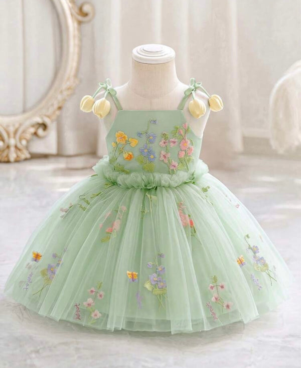 Preorder Tulip Parfait Dress in Green
