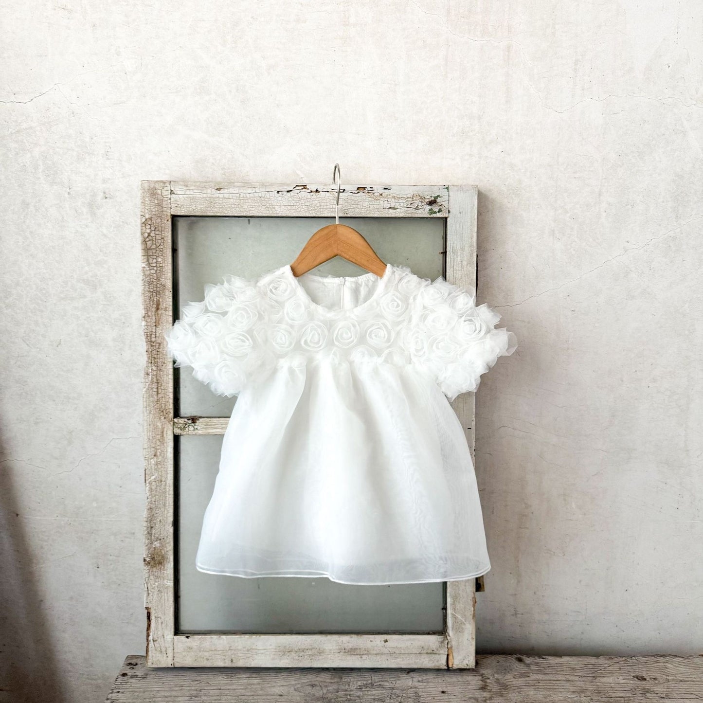 Christening for Preorder Tasha Dress in Pure White