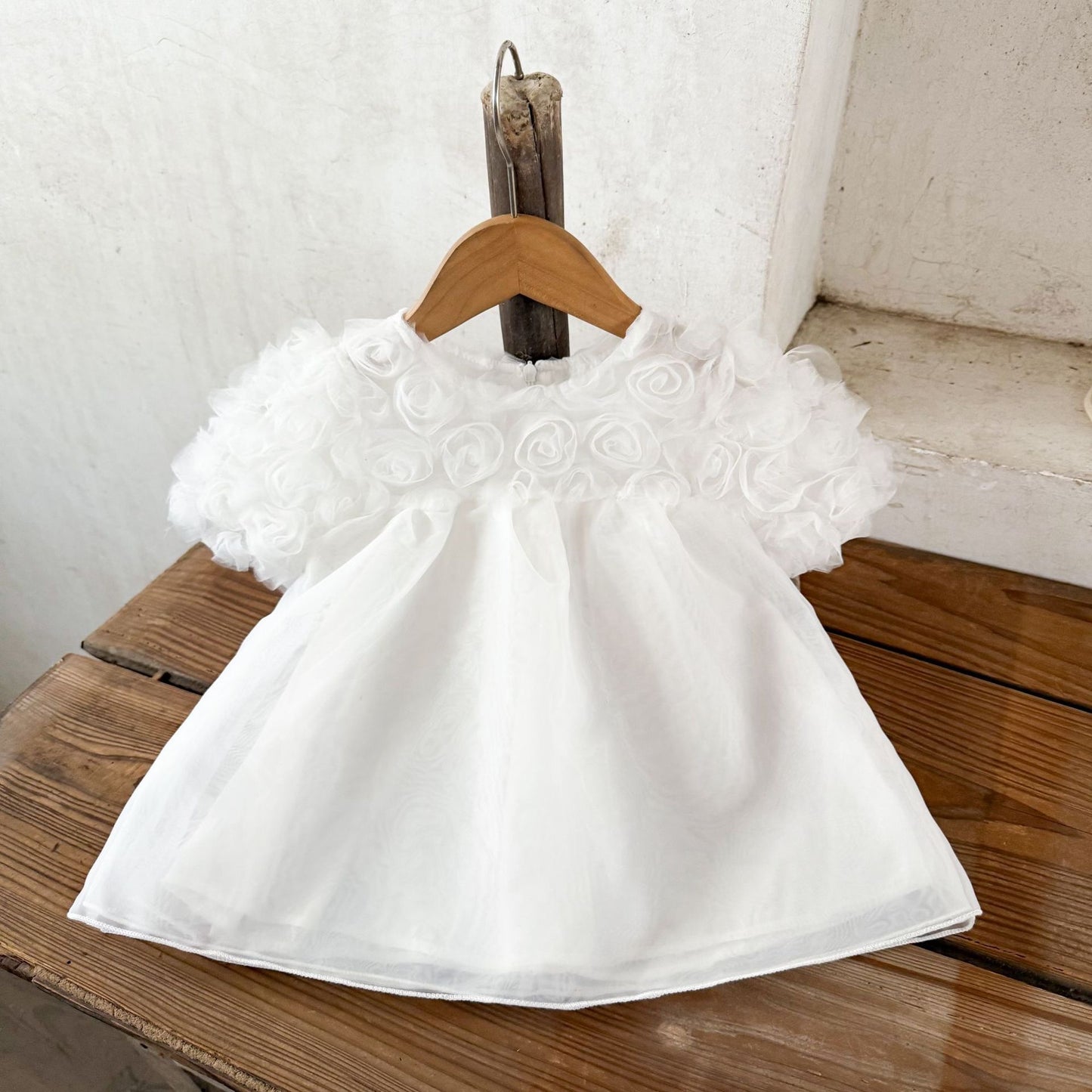 Christening for Preorder Tasha Dress in Pure White