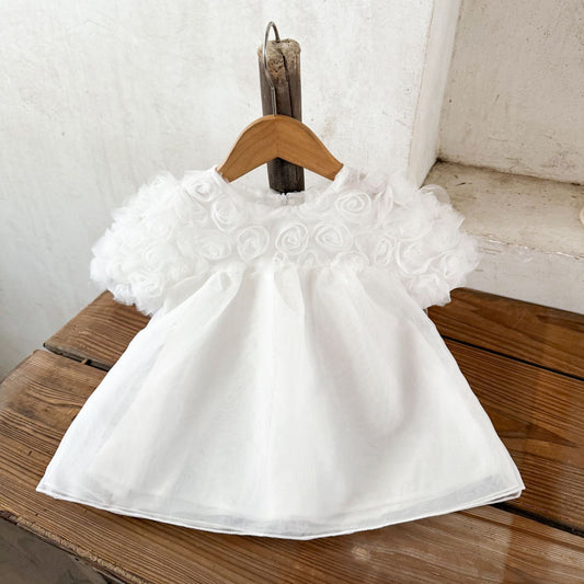 Christening for Preorder Tasha Dress in Pure White