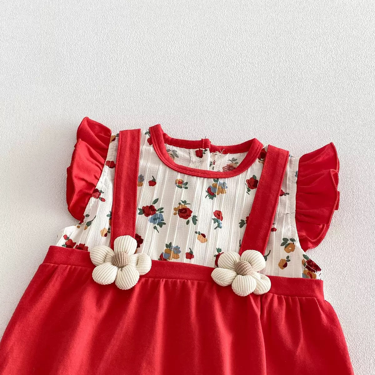 On Hand Ingrid Romper & Hat in 0-6 months