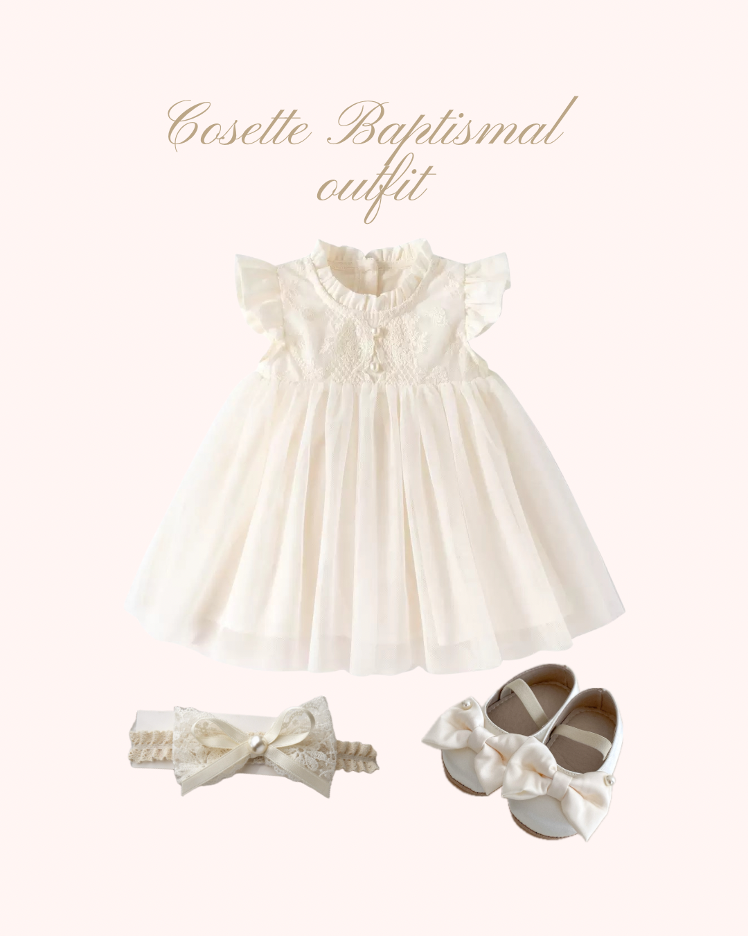 Preorder Cosette Baptismal Outfit