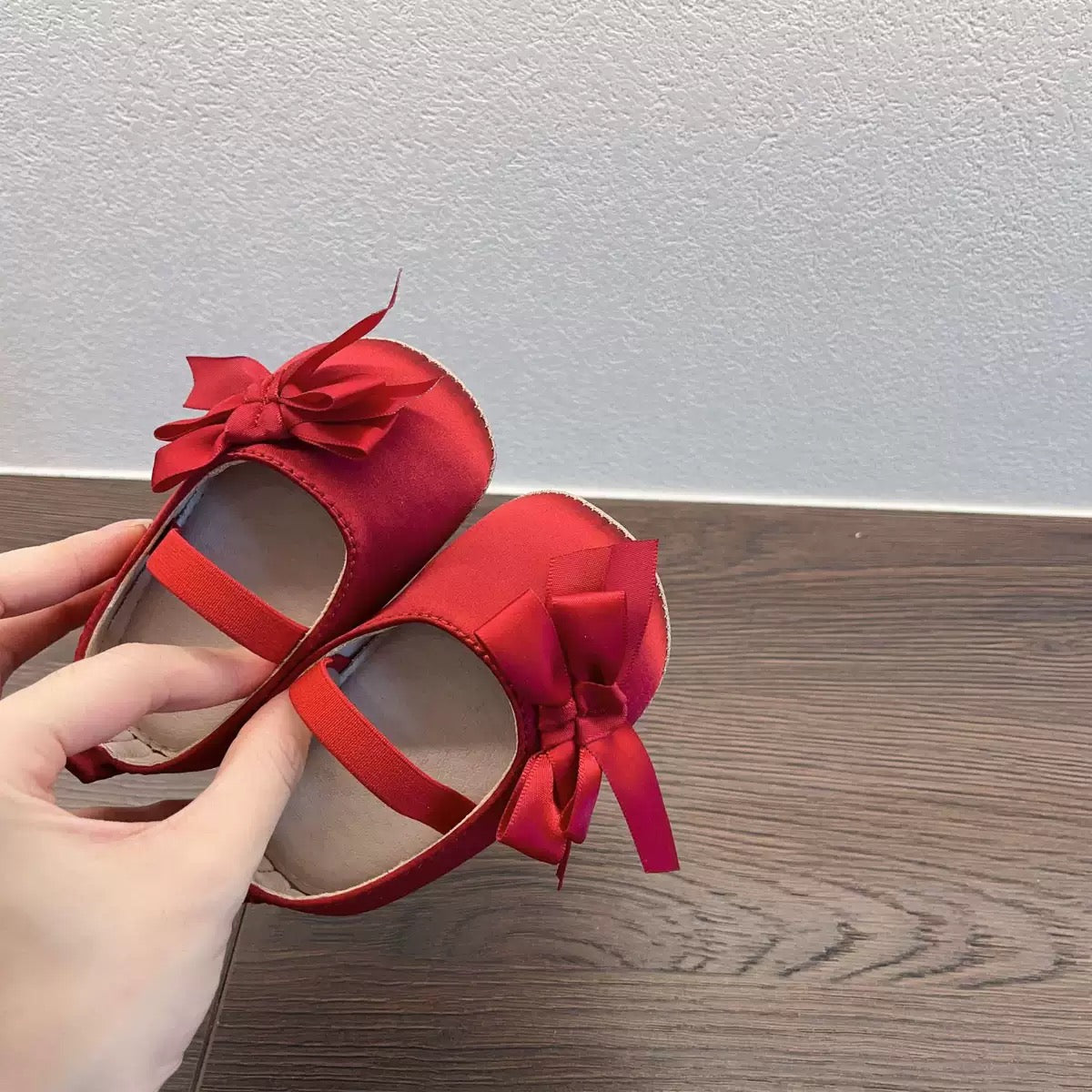 Preorder Serena Red Toes Baby Shoes