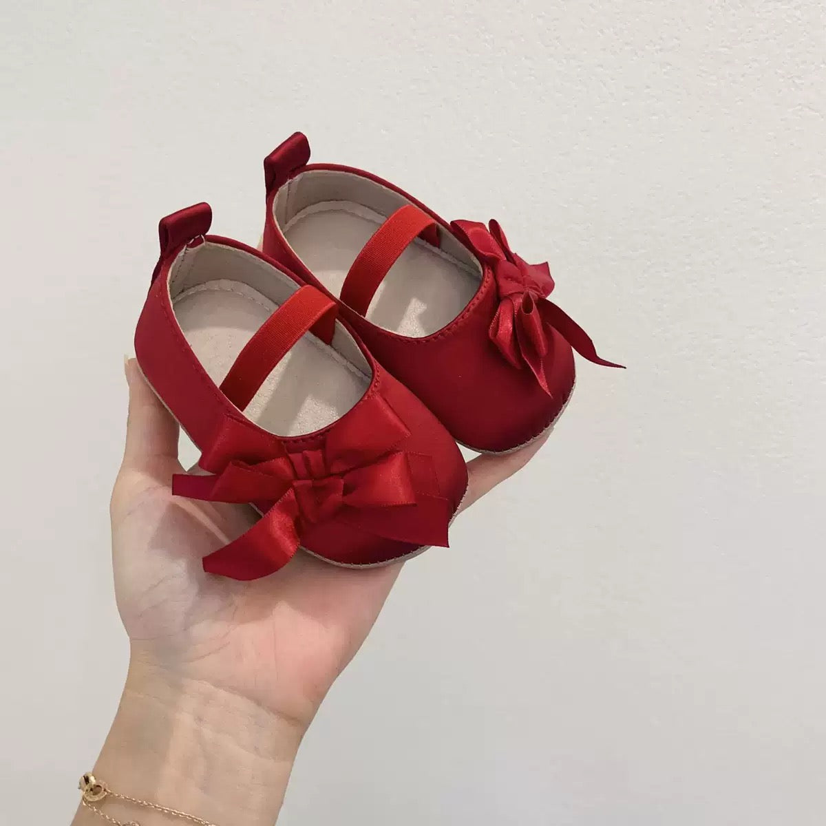 Preorder Serena Red Toes Baby Shoes