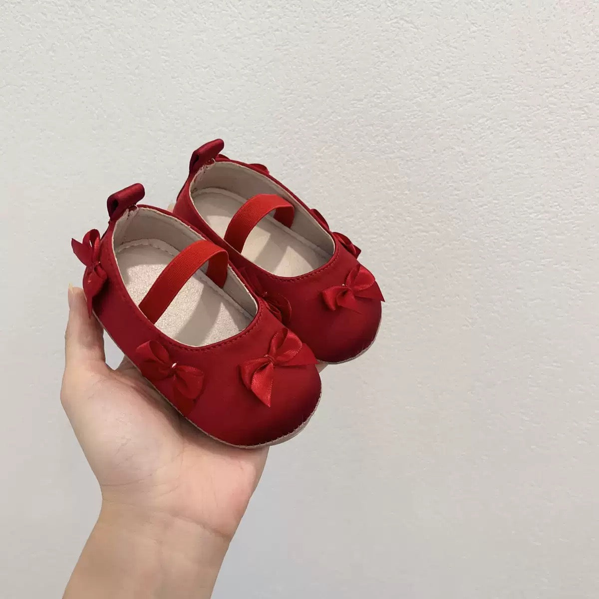 Preorder Serena Red Toes Baby Shoes