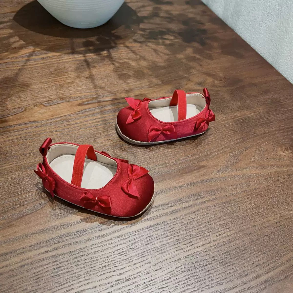 Preorder Serena Red Toes Baby Shoes