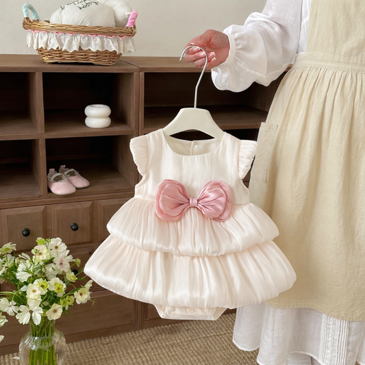 Preorder Infant Girls Micaela Romper with Newborn Size