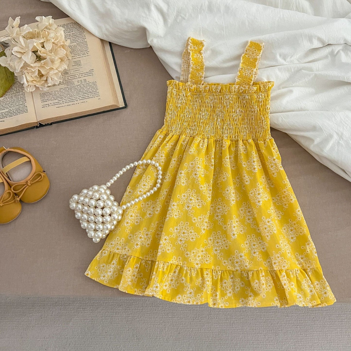 On Hand Ross Smocked Dress in 2 years old