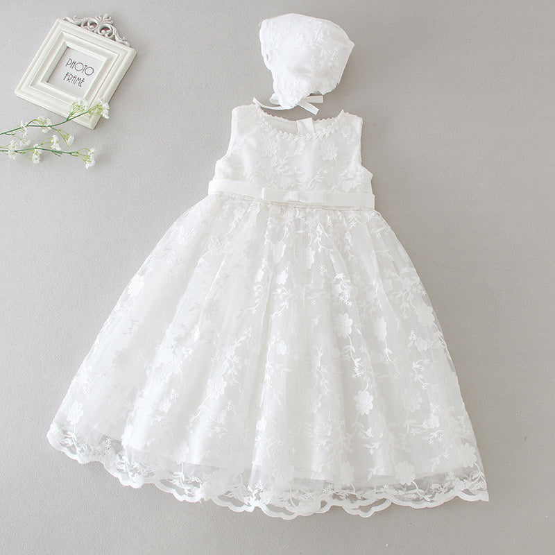 Christening for Preorder Magda Dress & Hat