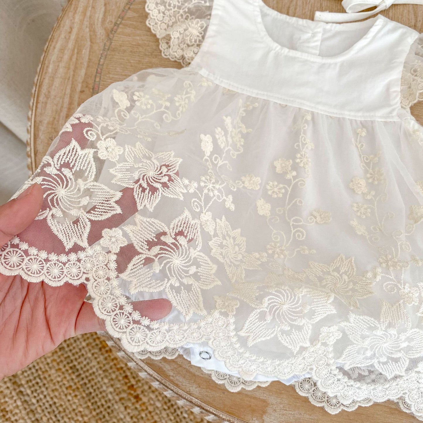CHRISTENING Estella Romper