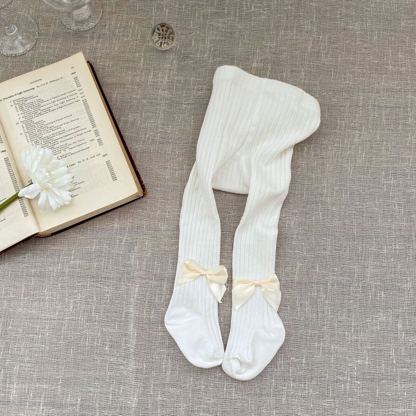 EDITHA BOW STOCKINGS