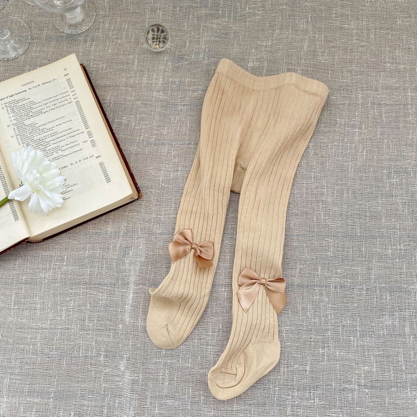 EDITHA BOW STOCKINGS