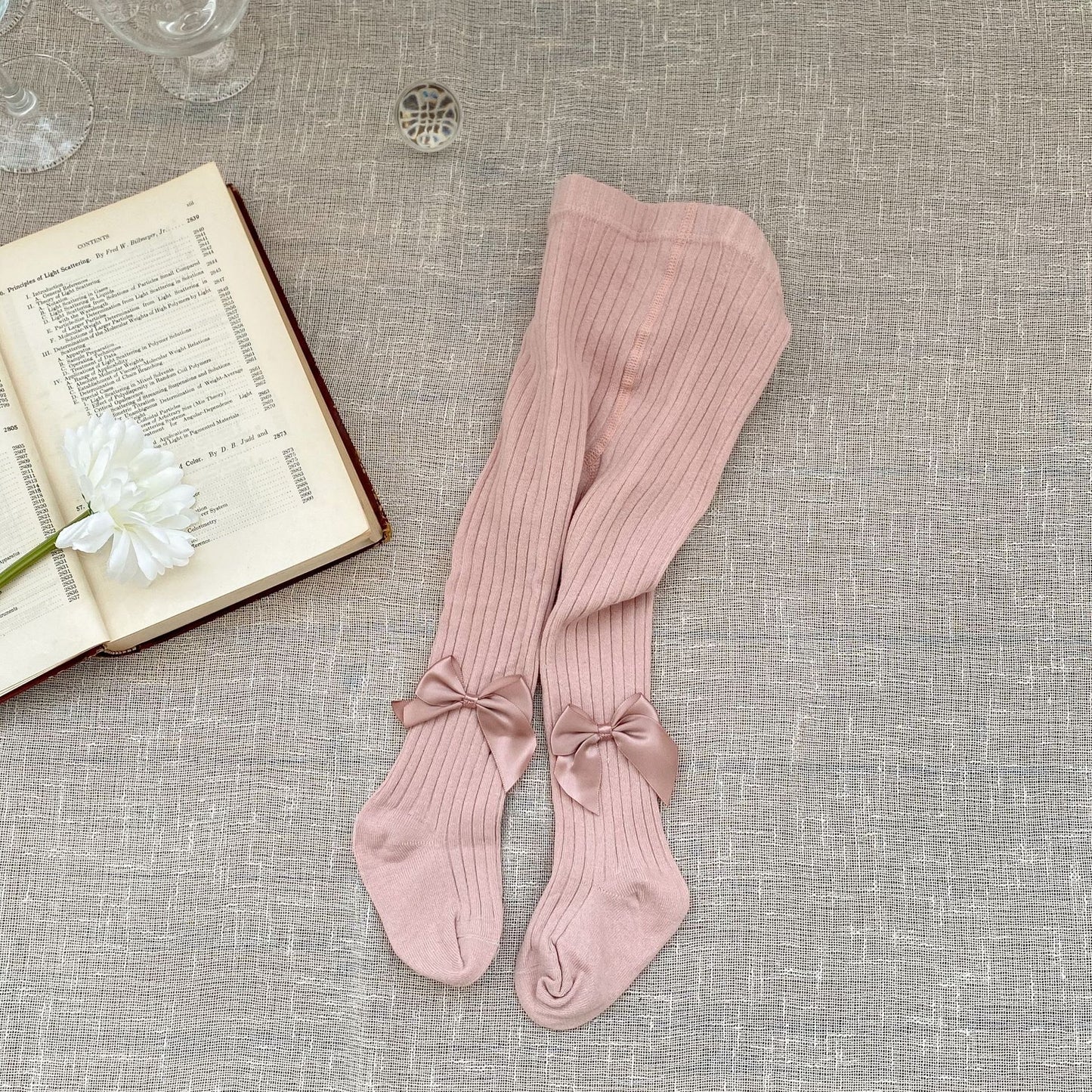 EDITHA BOW STOCKINGS