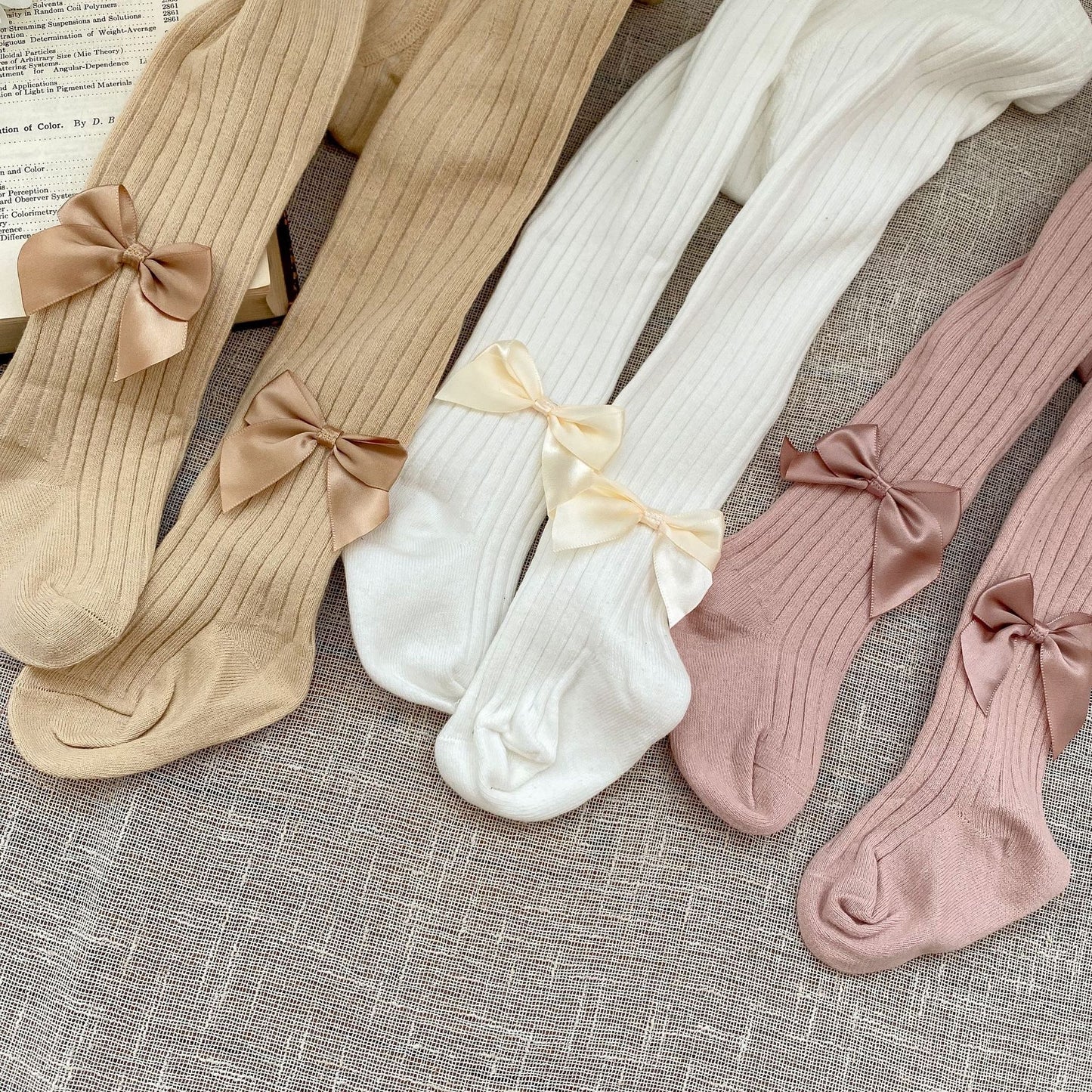 EDITHA BOW STOCKINGS