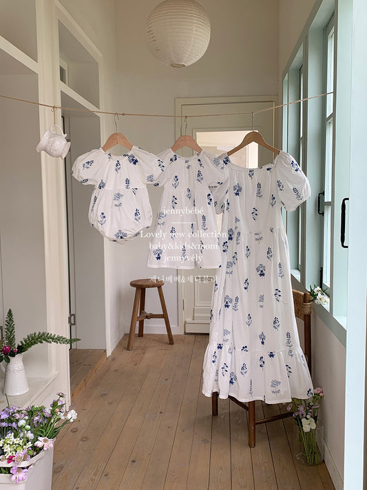 PREORDER Austen Baby Romper, Kids Dress, Mom Dress